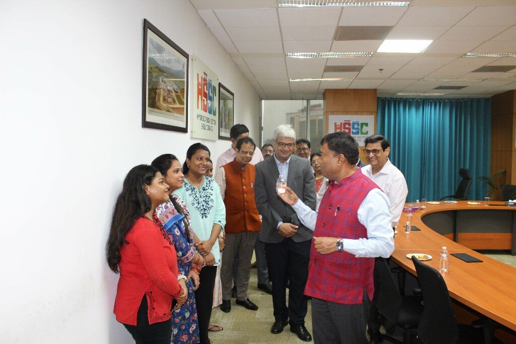 Ms. Sukla Mistry, Director (Refineries), Indian Oil Corporation visited HSSC Office