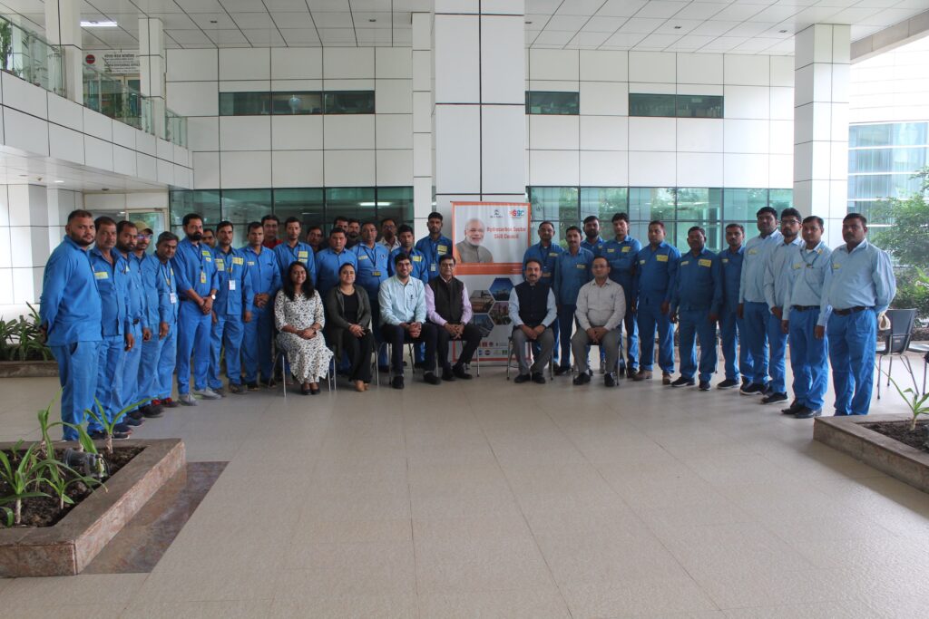 Upskilling Training for Bharat Gas, LPG delivery personnel in Gautam Buddh Nagar region