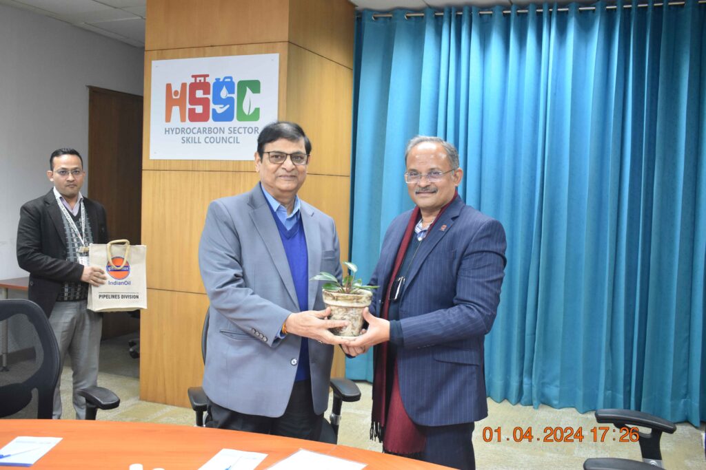 The enlightening visit of Shri N. Senthil Kumar, Director (Pipelines) Indian Oil Limited, to our HSSC office